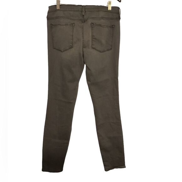 Frame black Denim Le Skinny De Jeanne Knightrider Shred Distressed Skinny Jeans - Picture 9 of 9